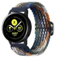 Gevlochten nylon elastische horlogeband vervangende band voor smartwatch sport comfort - Denim Multikleur
