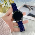 Ersatz Uhrenarmband aus Harz langlebig und stilvoll passend für verschiedene Smartwatches - Neu Huawei WATCH GT Runner-22mm+HD Film*2 / Mitternachtsblau