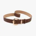 Ceinture femme vintage américaine sangle décorative gaufrée pour jeans accessoire - Chameau
