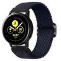 Geweven nylon elastische horlogeband vervanging voor Huawei Watch GT2 GT3 Pro smartwatch. - Houtskool