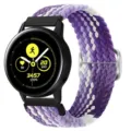 Gevlochten nylon elastische horlogeband vervanging voor smartwatch accessoire paars - Druivenpaars