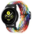 Kleurrijke gevlochten nylon elastische smartwatch horlogeband vervanging comfortabel duurzaam - Officiële Regenboog