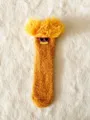 Chaussettes douces en polaire corail pour femmes avec cheveux jaunes et lunettes drôles. - Taille unique / Lunettes de Soleil Gingembre