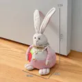 Cute Fabric Bunny Door Stopper Cute Stuffed Rabbit Toy Variant For Home Decor Sku - Rose Red Heart Rabbit Doorstop