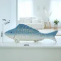 Decorazione pesce di legno stile mediterraneo fatto a mano blu per tavolo soggiorno casa design - Azzurro