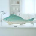 Statua di pesce in legno in stile mediterraneo, decorazione da scrivania artigianale. - Verde chiaro