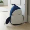 Simpatico squalo blu bianco in peluche fermaporte decorativo fermaporta pesante - Fermaporta Squalo Blu Scuro