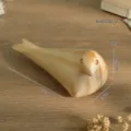Statuetta di uccello in legno nordico, decorazione da scrivania minimalista fatta a mano, artigianato. - Taglia S / Colore legno naturale