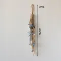 Ocean style starfish shell hemp rope wall hanging decor variant in blue color 65cm length - Dark Blue Starfish Hemp Rope String