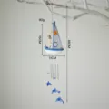 Carillón de viento velero estilo mediterráneo, decoración de conchas para balcón. - Estilo Timón Azul y Blanco