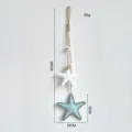 Marine style wooden starfish wall hanging decor for kids room cute room pendant item - Purple Starfish Pendant