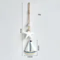 Nautical Wooden Hanging Decoration with Starfish and Sailboat for Children Room Wall Decor - Sailboat Hanging Ornament