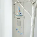 Campana de viento de velero estilo mediterráneo con conchas y delfines para decoración. - Colgante Ancla Bote Pequeño