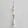 Decorazione da appendere in legno marino con faro perline stile spiaggia 54cm - Grande Catena Sospesa Faro
