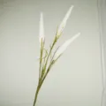 Fausse herbe de la pampa artificielle à 3 têtes fleur de roseau pour déco salon. - Roseau d'Automne à 3 Têtes / Blanc