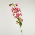 Mini kunstlelie bloemtak roze verloop nep bloemstuk voor decoratie van eettafel thuis - Rozerood