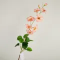 Artificial Trumpet Vine Flower Branch Silk Fake Floral Wedding Home Decor Photography Props - Pink