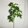 Artificial money tree leaf branch fake plant decor green foliage for home hotel decor - Green