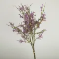 Kunstblume Statize einzelner Zweig lila Blumen Heimdekoration Fotografie Requisite Deko. - Lila