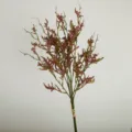 Künstliche Statice Blüte einzelner Zweig Skandi Stil Hochzeit Deko Blumenarrangement. - Braun