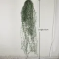 Artificial Spanish Moss Hanging Plant Green Fake Vine for Wall Decoration 90cm Long - Old Man's Beard
