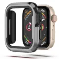 Protective case compatible with Apple Watch Ultra, durable alloy bumper frame guard. - 45mm / Black and Gray