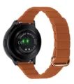 Vervanging magnetische lederen horlogeband voor Samsung Galaxy Watch sport band bruin. - 20mm / Goudbruin met gouden gesp