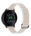 Vervangende magnetische horlogeband en zwarte smartwatch achterkant, ideaal voor sport. - 20mm / Sterrenlicht met Zilveren Gesp