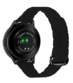 Vervangende magnetische siliconen horlogeband voor smartwatch duurzame sportband. - 20mm / Zwart met Zwarte Sluiting