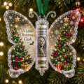 Weihnachtsgeschenk Geld Schmetterling Acryl Ornament Geldhalter fur Weihnachtsbaum Deko. - 3D Stil 10*10*0.4 / Weihnachtsbaum Geschenk Schmetterling Stil (7)