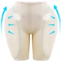 High waist shapewear hip enhancer padded shaping shorts for women body shaper underwear - S / Bottoms / Nude