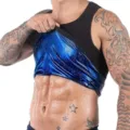 Heren Sauna Zweet Vest Afvallen Lichaam Vormgever Fitness Workout Tanktop Sport - S/M / Tops