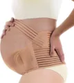 Adjustable maternity support belt for pregnant women, breathable elastic belly band variant. - Bottoms / S / Nude
