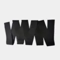 Zwarte taille wikkel trainer riem voor vrouwen buikspier fitness workout compressie band - 3m Lengte x 10cm Breedte / Zwart