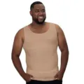 Camiseta de compresión moldeadora para hombre, chaleco de fitness color carne. - Color Piel