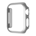 Silver PC protective bumper case detail for smart watch, sleek matte finish design. - 38mm / Bright Silver