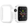 Protective case for Apple Watch, PC hollow bumper shell, durable hard cover, anti-scratch. - 38mm / White