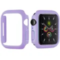 Purple PC protective bumper case compatible with Apple Watch, slim snap-on protective cover. - 38mm / Light Purple