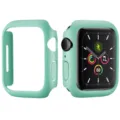 Mint Green PC Protective Case for Apple Watch Bumper Shell Hollow Frame Accessories - 38mm / Light Green