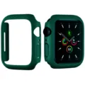 Dark green PC protective bumper case for Apple Watch, hollow half-wrap design for iWatch series. - 38mm / Dark Green