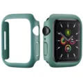 Dark green PC protective case for Apple Watch, half-coverage shell with spray-painted finish. - 38mm / Official Green
