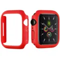 Red Protective Bumper Case for Apple Watch S10 S9 PC Hollow Shell Watch Accessory - 38mm / Red