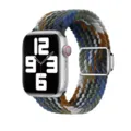 Νylon πletμένο λουράκι Solo Loop για Apple Watch με μαγνητικό κούμπωμα, πολύχρωμο - (1/2/3η Γεν 42mm)/44/45/46/49mm Universal / Denim Πολύχρωμο
