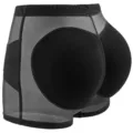 Women's tummy control shapewear butt lifter shorts padded peach hip enhancer underwear. - S / Bottoms / Black