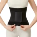 Adjustable sports waist trainer belt for fitness core support and slimming workout. - XS / Black