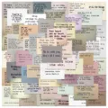 50 Stk. Vintage Englische Zitate Aufkleber Wasserdichte Sticker für Koffer Laptop DIY - UU151