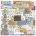 50 Stk. Vintage englische Zitat Aufkleber, wasserdicht literarisch Laptop Koffer DIY Dekor - UU152