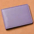 Custodia in pelle viola per patente porta carte protettivo portafoglio elegante e semplice. - Viola