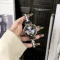 Resin Metall Uhrenarmband kompatibel mit Huawei Samsung Smartwatch eleganter Ersatzriemen - Huawei GT4 41MM (18mm) / Schwarz und Weiß Harz