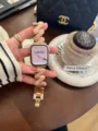 Robustes Metallketten-Uhrenarmband kompatibel mit Apple Watch, stylisches Ersatzband. - 38mm / Glänzendes Roségold